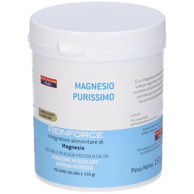 Vital Factors Reinforce - Magnesio Purissimo Integratore Alimentare, 150g