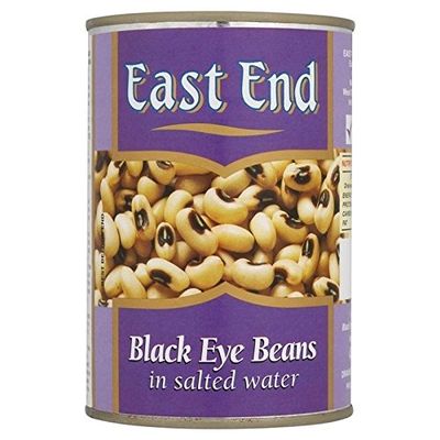 East End Black Eye Beans in Brine 400g - Pack of 6
