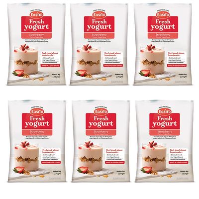 Easiyo Strawberry Yoghurt Mix 230g - Pack of 6