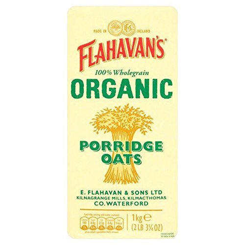 Flahavan's Organic Porridge Oats 1kg - Pack of 6