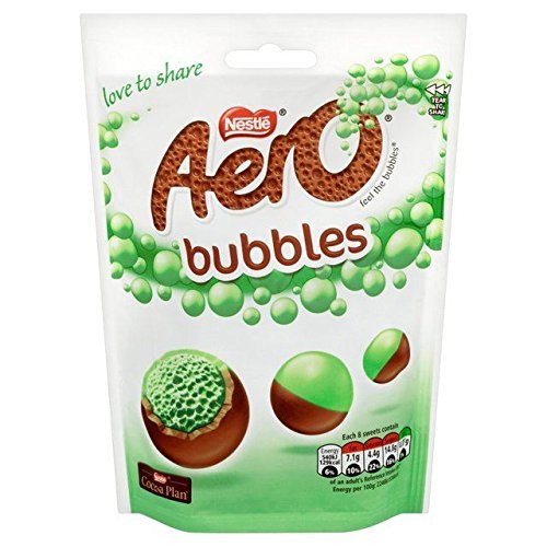 Aero Bubbles Mint Chocolate Pouch 113g - Pack of 6