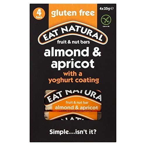 Eat Natural Gluten Free Almonds Apricots & Yoghurt Bars 4 x 35g - Pack of 6