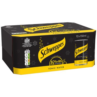 Schweppes Tonic Water 12 x 150ml