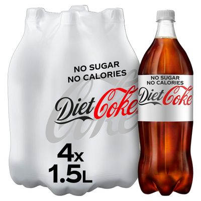 Diet Coke 4 x 1.5 Litre
