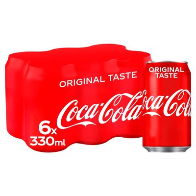 Coca-Cola Original Taste 6 x 330 ml