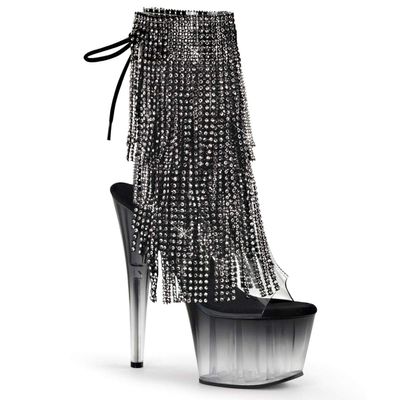 Pleaser ADORE-1017RSFT Clr-Blk/Blk UK 8 (EU 41)