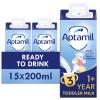 Aptamil 3 Toddler Baby Milk Ready to Use Liquid Formula, 1-3 Years, 200ml (Pack of 15),package may vary view 1