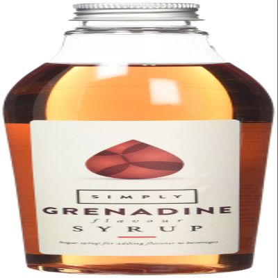 Simply Grenadine Syrup, Vegan & Nut Free Flavoured Syrup for Coffee, Cocktails & Baking (250ml)