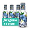 Arizona Blueberry White Tea, Pack of 6 x 500ml PET Bottles, Infused Iced Tea with Blueberries Pears Honey, No Artificial Colours or Preservatives view 1