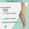 CALZITALY Women's Medical Support Tights | 10-14 Mmhg Graduated Compression Pantyhose | 70 Den | Black, Skin | Made in Italy | (SKIN, S) view 2