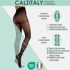 CALZITALY Women's Medical Support Tights | 10-14 Mmhg Graduated Compression Pantyhose | 70 Den | Black, Skin | Made in Italy | (BLACK, S) view 4
