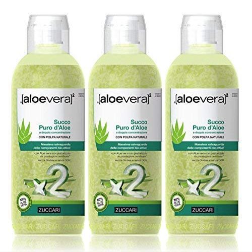 3 x Pure Aloe Zucari Sauces - 3 x 1 Litre