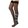 MEDICAL SUPPORT HOLD UP | 18-22 mm/Hg GRADUATED COMPRESSION STOCKING | S, M, L , XL | BLACK, SKIN | MADE IN ITALY | (M, BLACK) view 1