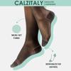 MEDICAL SUPPORT HOLD UP | 18-22 mm/Hg GRADUATED COMPRESSION STOCKING | S, M, L , XL | BLACK, SKIN | MADE IN ITALY | (M, BLACK) view 2