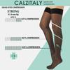 MEDICAL SUPPORT HOLD UP | 18-22 mm/Hg GRADUATED COMPRESSION STOCKING | S, M, L , XL | BLACK, SKIN | MADE IN ITALY | (M, BLACK) view 3