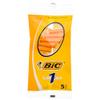 Original BIC 1 Disposable Razor Blade Pack of 5 Razors for Both MEN/WOMEN view 2