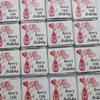 Personalised Chocolate Birthday Favours, Personalized Chocolates, Custom Party Favours, Pink and Gold Balloons, Birthday gift Design code: HB02 view 1