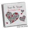100 DIY Personalised Chocolate Wedding Favours (Plain Mint) view 1