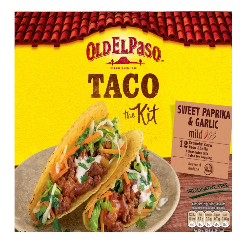 Old El Paso Taco Kit 308g
