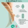 CALZITALY PACK 1/2 Medical support knee high socks, Compression socks, 70 DEN, 10-14 mm/hg | Made in Italy (Beige, L/XL) view 4