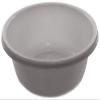 Ybm Home Round Plastic Wash Basin (1151 13 inch, White with Dots) view 1