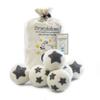 Friendsheep Organic Eco Wool Dryer Balls - 6 Pack - 100% Handmade, Fair Trade, Organic, No Lint - Premium Quality view 1