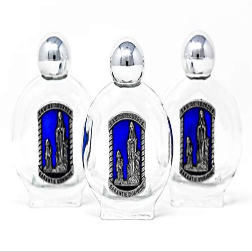 Catholic Gift Shop Stunning 3 Lourdes Water Bottles FILLED WITH LOURDES WATER & Blessed (3 x 03/2921)