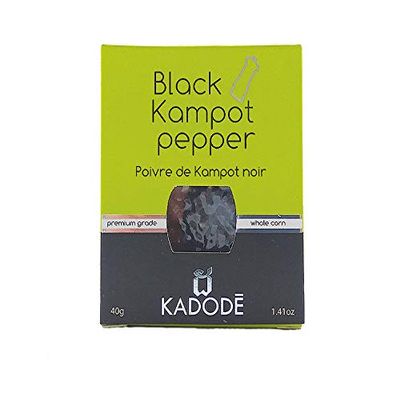 Kadode Black Kampot Pepper, 40 g