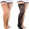 23-32 mmHg ASSISTICA Medical Compression Stockings with Silicone Band, Closed Toe Hold Up Support Stockings of Class 2 for Men and Women (158-170 cm / Large, Beige) view 1