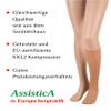 23-32 mmHg ASSISTICA Medical Compression Socks with Closed Toe, Class 2 Knee-High Support Stockings for Men and Women (158-170 cm / Medium, Beige) view 4