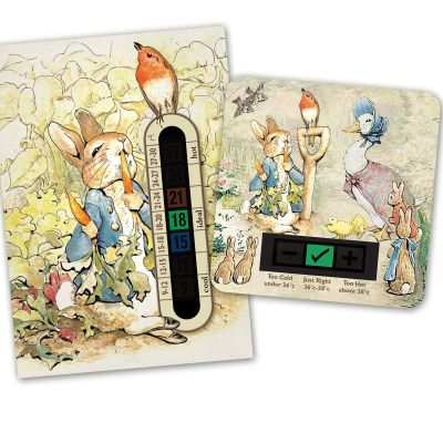 Peter Rabbit Room Thermometer and Bath Thermometer Set