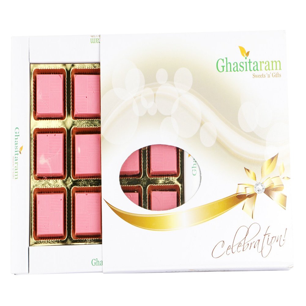 Ghasitaram Gifts Strawberry Flavoured Chocolate -200gms