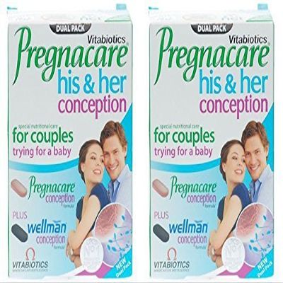 (2 Pack) - Vitabiotic - Pregnacare His & Hers | 60's | 2 PACK BUNDLE by Vitabiotic