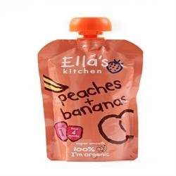 Ellas Kitchen S1 Peaches & Bananas 120G by Ellas Kitchen