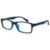 OPULIZE PEP Reading Glasses for Women Men, Large Rectangular Designer Frame with Spring Hinges, Scratch Resistant, Blue, Purple +3 (Pack of 2) view 4