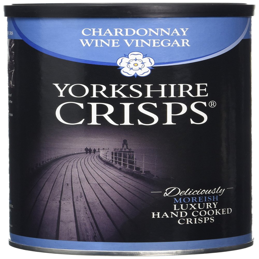 Yorkshire Crisps - Chardonnay Wine Vinegar - 95grams Drum