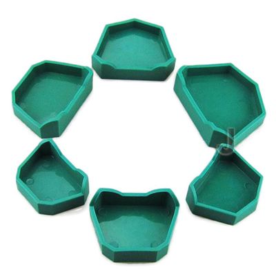 Earlywish Dental Lab Model Former Base Molds 6 pcs per Set