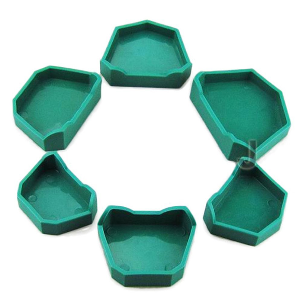 Earlywish Dental Lab Model Former Base Molds 6 pcs per Set