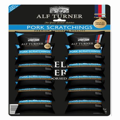 Alf Turner Help for Heroes Pork Scratchings 12 x 70g