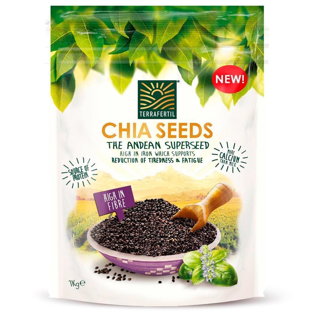 Terrafertil Chia Seeds, 1kg
