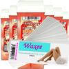 Roll on wax roller wax cartridge 100ml- Waxee DUO wax refill 6pcs+ 100 waxing strips (DUO- Lemon & Honey) view 1