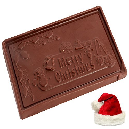 Ghasitaram Gifts Christmas Chocolates Sugarfree Merry Christmas Chocolate Bar Small