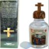 Jordan River Holy Water Holy Sepulchre Jerusalem with an extra Olive wood Cover and olive wqood Cross on top - scented 300ml by Holy Land Market view 2