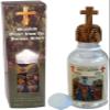 Jordan River Holy Water Holy Sepulchre Jerusalem with an extra Olive wood Cover and olive wqood Cross on top - scented 300ml by Holy Land Market view 3