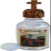 Jordan River Holy Water Holy Sepulchre Jerusalem with an extra Olive wood Cover and olive wqood Cross on top - scented 300ml by Holy Land Market view 4
