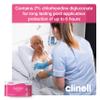 Clinell Chlorhexidine Wash Cloths - Pack of 8 Cloths - Body Wipes, Rinse Free Solution, Kills Bacteria, Dermatologically Tested - for Patients, Elderly & Disabled - Pink view 3
