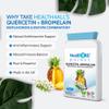 Health4All Quercetin 400mg + Bromelain 100mg per Capsule, Natural Antihistamine, Balances Immune Response, Pure Vegan 60 Capsules (not Tablets) | Made in UK view 2