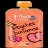 Organic Baby Food - Peaches & Bananas 6-Pack Ella's Kitchen 6 x 3.5 oz Box by Ella's Kitchen view 1