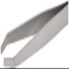 3 Claveles 12262 - Stainless steel, shaving tongs, crab tip 10 cm view 2