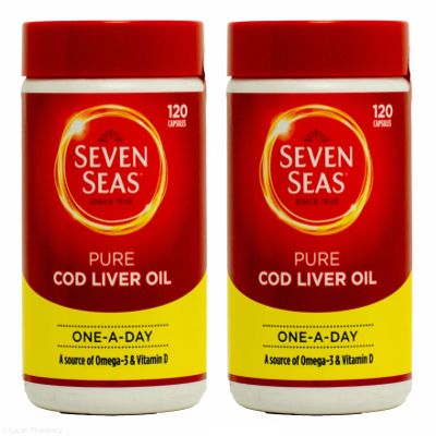 Multibuy 2X Seven Seas Pure Cod Liver Oil 120 Capsules